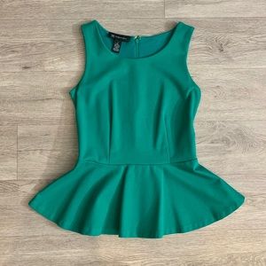 Emerald green top